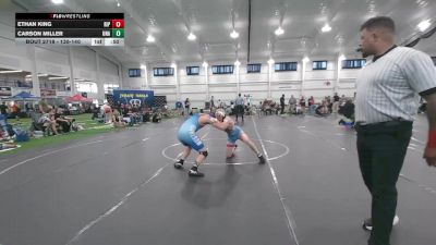 130-140 lbs Round 2 - Ethan King, Ripley vs Carson Miller, Unattached