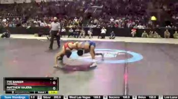 5A 138 lbs 1st Place Match - Tye Barker, Centennial vs Matthew Najera, Carlsbad