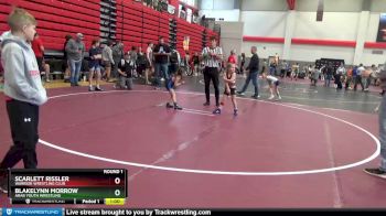 42 lbs Round 1 - Blakelynn Morrow, Arab Youth Wrestling vs Scarlett Rissler, Warrior Wrestling Club