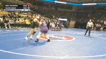 190 Class 2 lbs Quarterfinal - Emily Kilpatrick, Belton vs Alayna Leslie, Staley