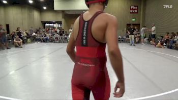 116 lbs Round 6 (8 Team) - Justin Kirk, Crossroads Wrestling vs Landon Incorvaia, Williamson County WC