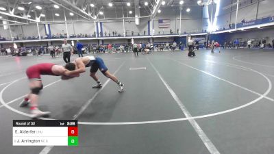 157 lbs Round Of 32 - Eric Alderfer, Lock Haven vs Jackson Arrington, NC State - UnAttached