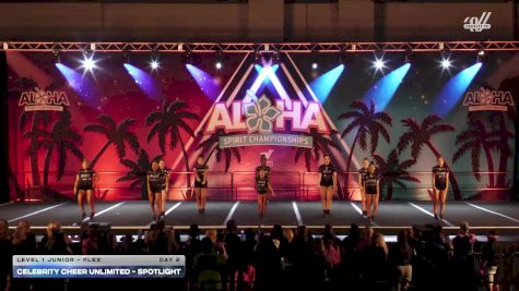 Celebrity Cheer Unlimited - Spotlight [2026 L1 Junior - Flex Day 2] 2026 Aloha Portland Showdown