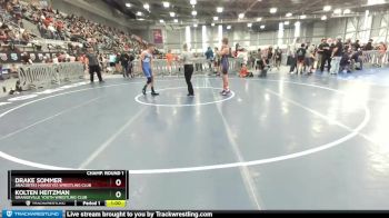 130 lbs Champ. Round 1 - Kolten Heitzman, Grangeville Youth Wrestling Club vs Drake Sommer, Anacortes Hawkeyes Wrestling Club