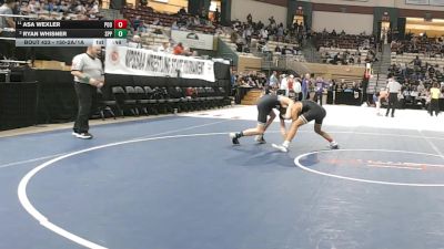 150-2A/1A Cons. Round 3 - Ryan Whisner, Sparrows Point vs Asa Wexler, Poolesville