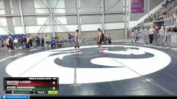 187 lbs 1st Place Match - Brayden Lucero, Washington vs Ryder Sawangwan, Mat Demon Wrestling Club