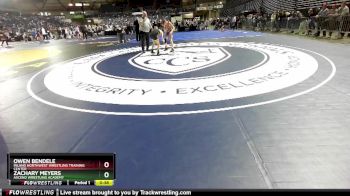 96 lbs Cons. Round 4 - Zachary Meyers, Ascend Wrestling Academy vs Owen Bendele, Inland Northwest Wrestling Training Center