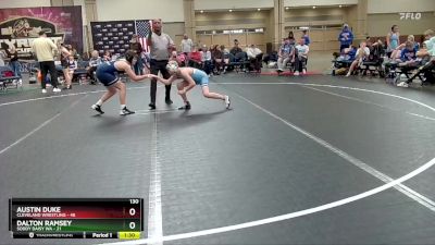 130 lbs Round 2 (8 Team) - Austin Duke, Cleveland Wrestling vs Dalton Ramsey, Soddy Daisy WA