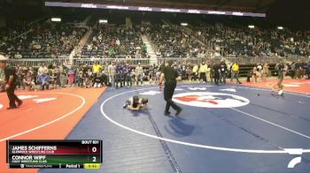 56 lbs Champ. Round 1 - Connor Wipf, Cody Wrestling Club vs James Schifferns, Glenrock Wrestling Club