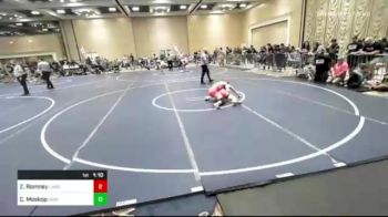 126 lbs Round Of 32 - Zeth Romney, LAWC/Chaminade vs Caulin Moskop, Grindhouse WC