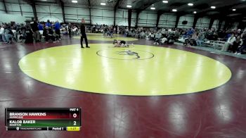 157 lbs Cons. Round 1 - Branson Hawkins, Hurricane vs Kalob Baker, Riverton