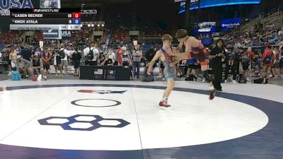 106 lbs 5th Place Match - Casen Becker, Colorado vs Knox Ayala, Iowa