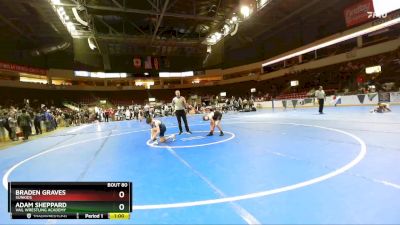 104 lbs Cons. Semi - Braden Graves, Sunkids vs Adam Sheppard, Vail Wrestling Academy