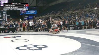 165 lbs Champ. Rd Of 64 - Liam Richards, Wisconsin vs Landen McDowell, Missouri