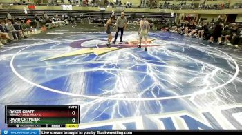 120 lbs Semis & 1st Wrestleback (8 Team) - Ryker Graff, Waverly - Shell Rock vs David Ortmeier, LaCrosse Aquinas