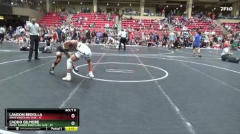 120 lbs Round 4 (6 Team) - Caddo Gilmore, Honey Badger Wrestling Club vs Landon Bedolla, Ridge Wrestling Club