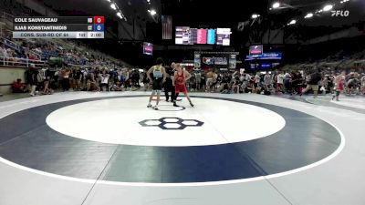 144 lbs Cons. Sub-rd Of 64 - Cole Sauvageau, ND vs Ilias Konstantinidis, CT