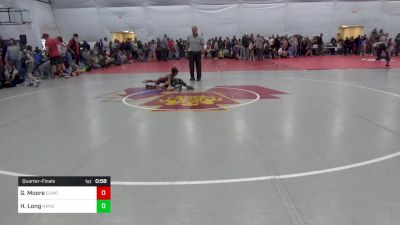 50 lbs Quarterfinal - Grayson Moore, Edmond vs Hayden Long, Hanover