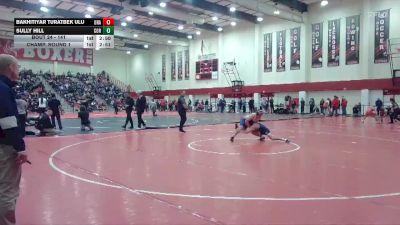 141 lbs Champ. Round 1 - Bakhitiyar Turatbek Ulu, Unattached vs Sully Hill, Corban University