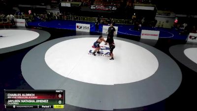 120+ Quarterfinal - Jayleen Natasha Jimenez Bojorquez, California vs Charles Aldrich, Red Star Wrestling Academy