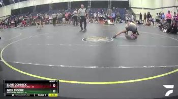 138 lbs Round 1 (4 Team) - Luke Connick, NC Pride Elite Wrestling vs Nick Moore, Southern Wolves