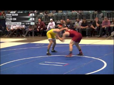 125lbs Finals Tyler Cox (Wyoming) vs. Evan Silver (Stanford)