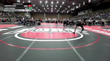 132 lbs Champ. Round 1 - Amos Guanue, Dowling Catholic vs Preston Fohey, Hannibal