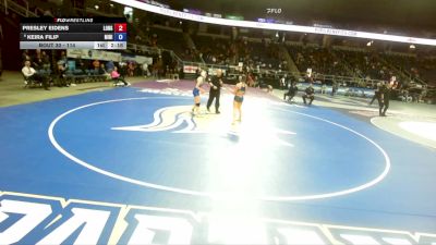 114 lbs Champ. Round 1 - Presley Eidens, Long Beach vs Keira Filip, Minisink Valley