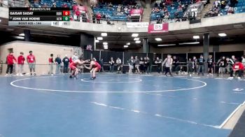 144 lbs Cons. Round 2 - John Van Hoene, Unattached vs Qaisar Sadat, Niles West