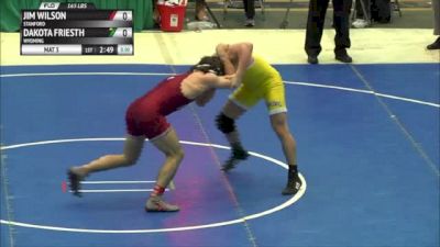 165lbs Finals Jim Wilson (Stanford) vs. Dakota Friesth (Wyoming)