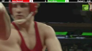 197lbs Match Jace Bennett (Cornell) vs. Basil Minto (UNI)