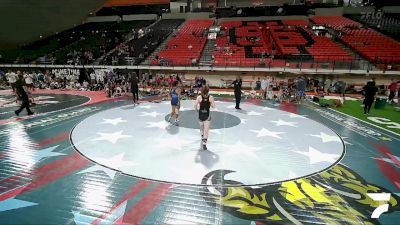 120 lbs Quarters & Wb (16 Team) - Braelyn Troxell, Alaska vs KANAE MADOLORA, Nevada SILVER