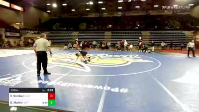 133 lbs Final - Vance Vombar, Unattached-Minnesota vs Drew Mattin, Unattached