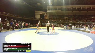 110 lbs Champ. Round 1 - Madilynn Martin, Oakmont vs Isabella Alcala, Escalon