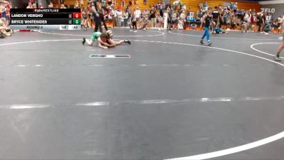 85 lbs Round 4 - Landon Vergho, Cobra Wrestling Club vs Bryce Whitesides, Summerville Take Down