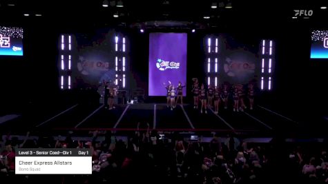 Cheer Express - Bomb Squad [2023 Level 3 - Senior Coed--Div 1 Day 1] 2023 The All Out Nationals