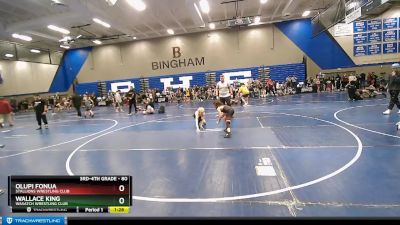 80 lbs Quarterfinal - Wallace King, Wasatch Wrestling Club vs Olupi Fonua, Stallions Wrestling Club