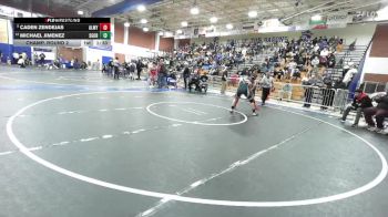 150 lbs Champ. Round 2 - Caden Zendejas, Alemany vs Michael Jimenez, San Gorgonio