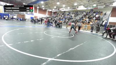 150 lbs Champ. Round 2 - Caden Zendejas, Alemany vs Michael Jimenez, San Gorgonio