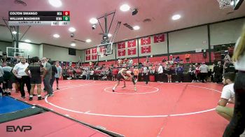 165 lbs Consi Of 8 #1 - Colton Swango, McAlester vs William Magness, Dewar HS Boys