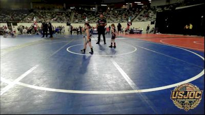 40 lbs Consi Of 8 #2 - Jaxon Gregory, Tulsa Blue T Panthers vs Noah Thoroughman, Catoosa Wrestling