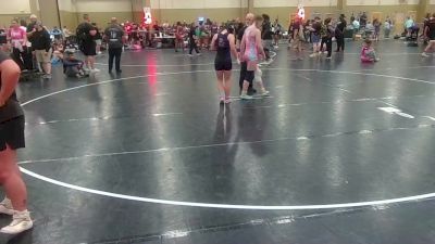 130 lbs Final - Jayli Shai Ring, Not Plain Jane's - Purple vs Kamilliah Rice, Florida Elite Wrestling