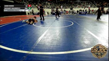 66 lbs Quarterfinal - Aiden Wario, Elgin Wrestling vs Zachary Walsmith II, Randall Youth Wrestling Club