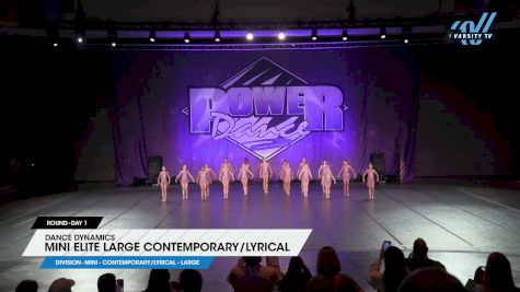 Dance Dynamics - Mini Elite Large Contemporary/Lyrical [2025 Mini - Contemporary/Lyrical - Large Day 1] 2025 Power Dance Grand Nationals