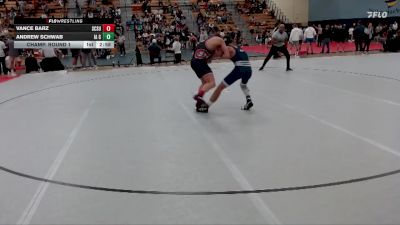 149 lbs Champ. Round 1 - Andrew Schwab, Iowa Central Community College vs Vance Barz, Saint Cloud State