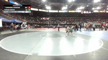 105 lbs Champ. Round 2 - Kanani Watts, Eagle vs Corianna Parsons, Weiser