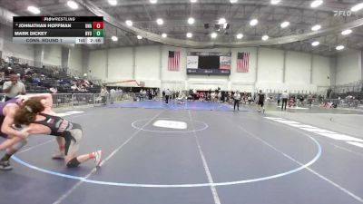 184 lbs Cons. Round 1 - Mark Dickey, NYU vs Johnathan Hoffman, Unattached