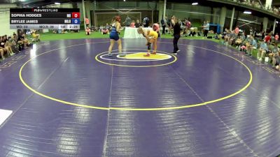 135 lbs Sophia Hodges, Maryland vs Brylee James, Missouri Red