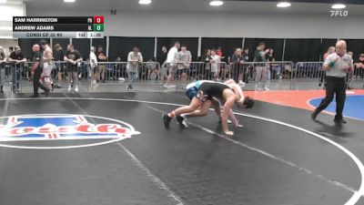 175 lbs Consi Of 32 #2 - Sam Harrington, PA vs Andrew Adams, AL