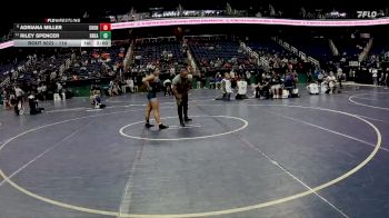 114 lbs Champ. Round 1 - Riley Spencer, Enka&nbsp; vs Adriana Miller, Southwest Onslow